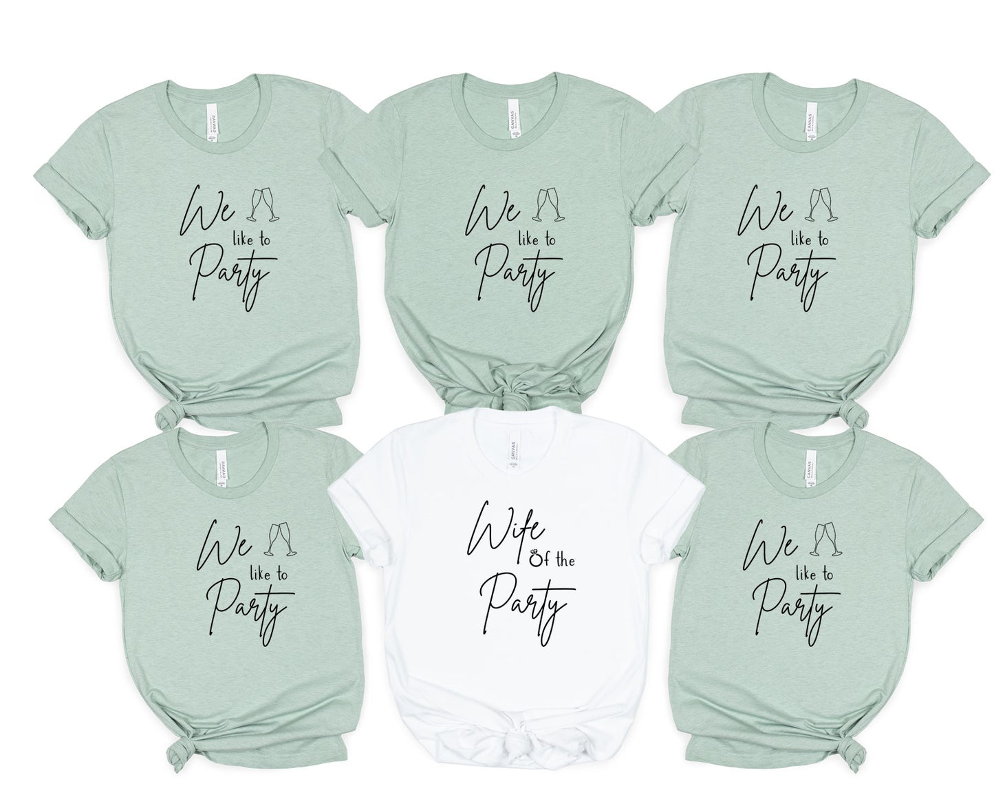 Wife of the Party - Bachelorette Shirts