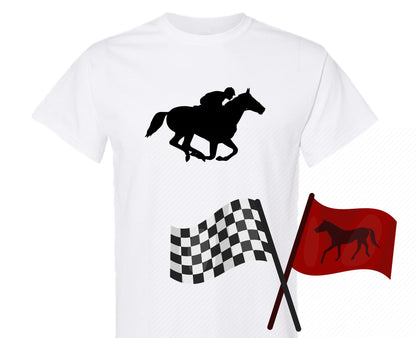 Camiseta de carreras de caballos
