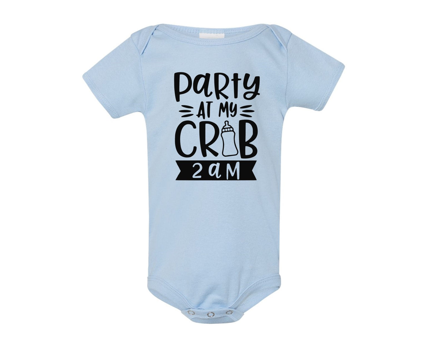 Baby One Piece Bodysuit - Party at my crib