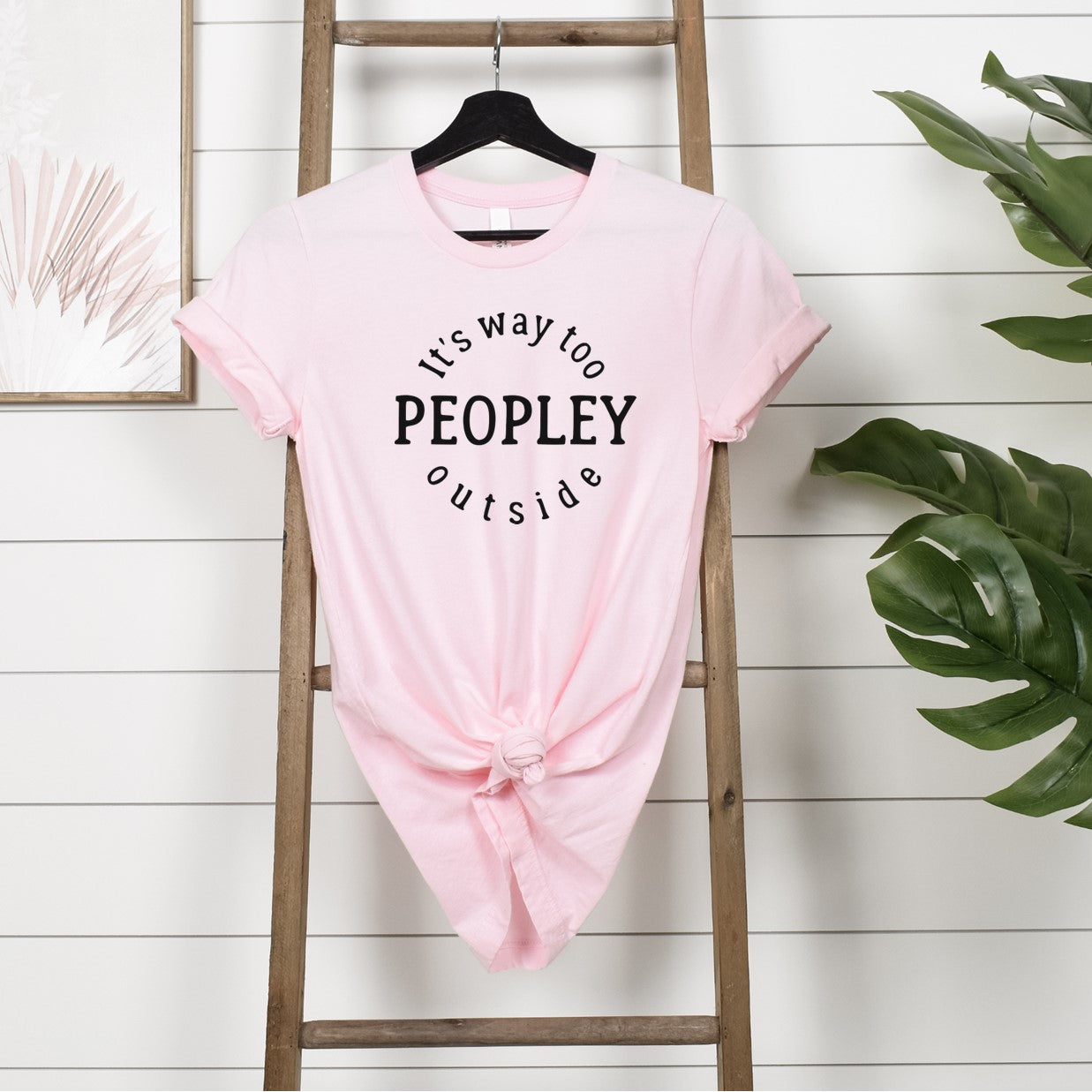 It's too peopley out there tee