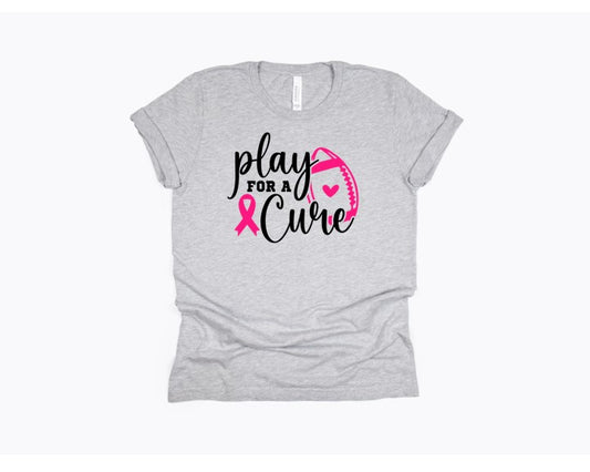 Play for a cure Tee - Football