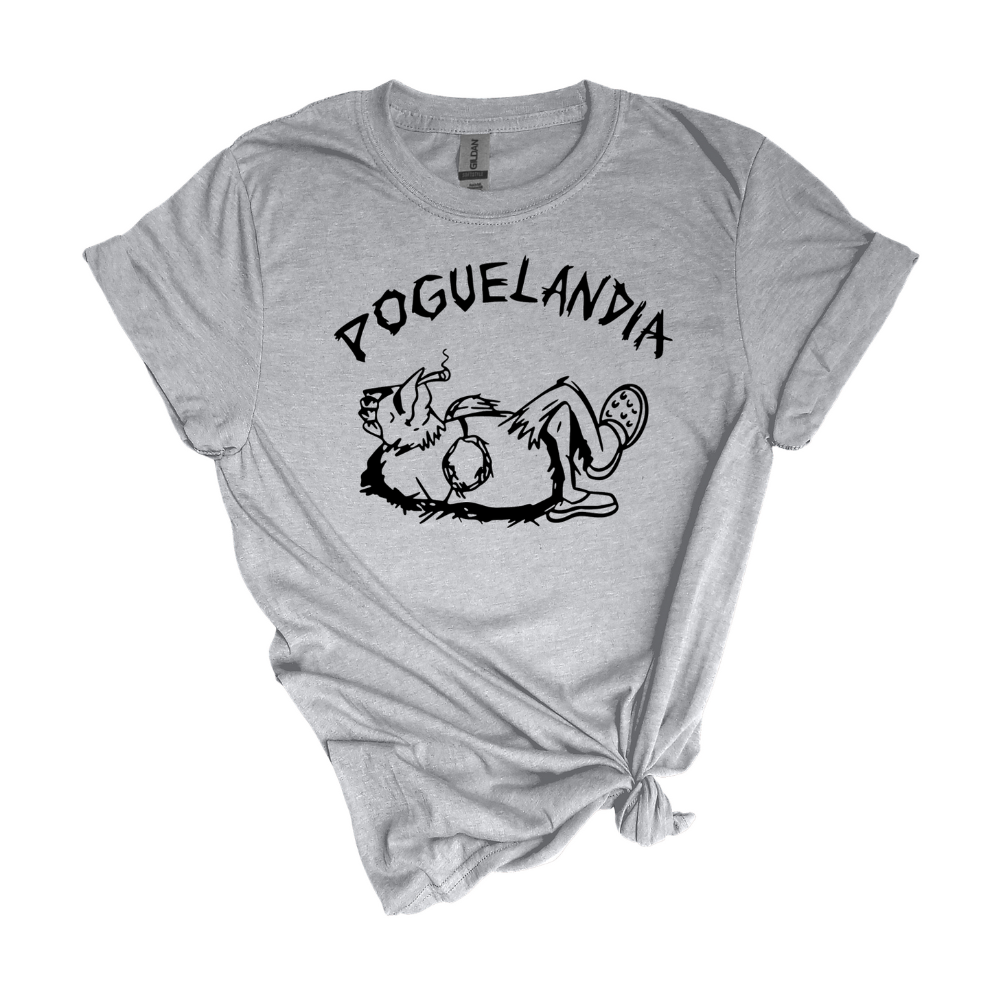 Poguelandia - Adult Unisex Soft T-Shirt - OBX - Outer Banks