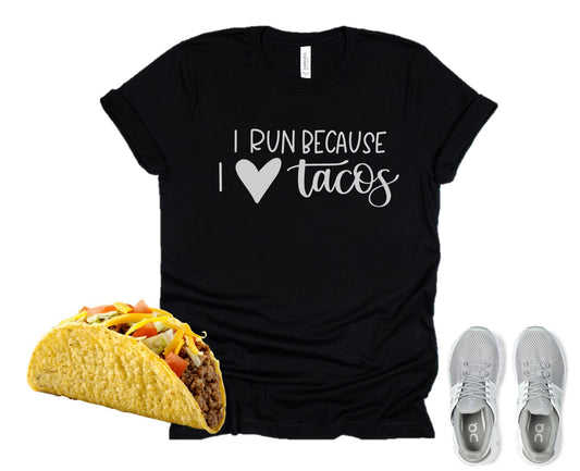 Courez pour le t-shirt Tacos