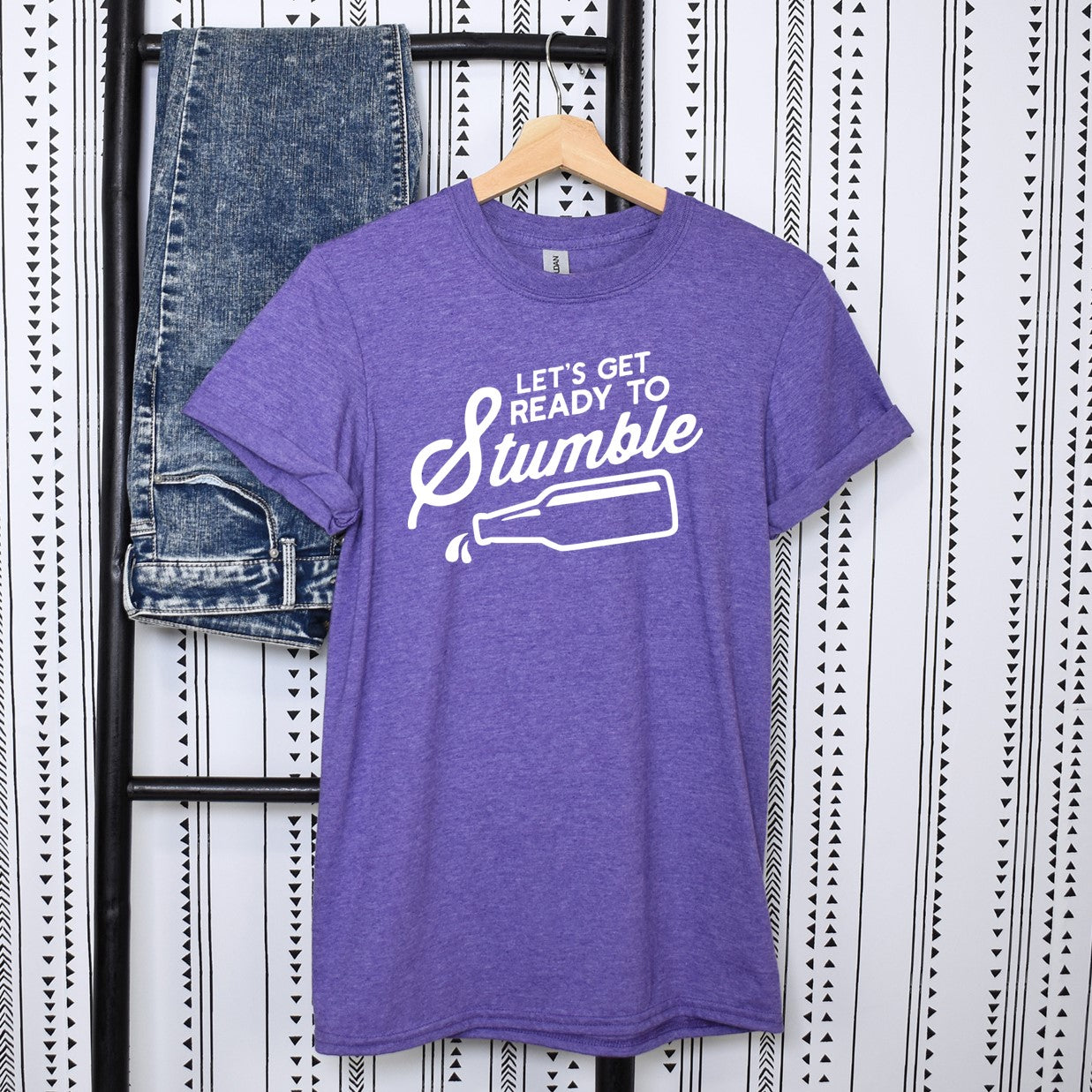 Let's get ready to STUMBLE -Funny Beer Drinking Shirt