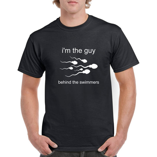 I'm the guy behind the swimmers - funny Gender Reveal Shirt