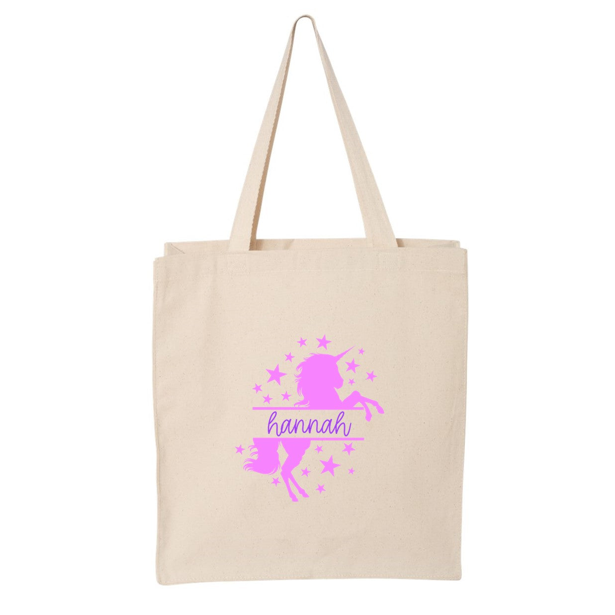 Unicorn Tote Bag - Personalized with Name