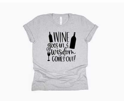 Wine goes in...Wisdom comes out