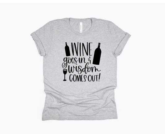 El vino entra... La sabiduría sale.